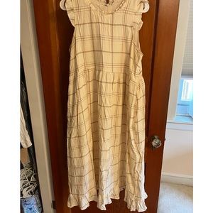 Plaid Boutique Prairie Dress